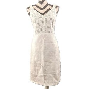 Worth White Sweetheart Neck Dress - Size 4